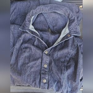 Free People Indigo Denim Jumpsuit